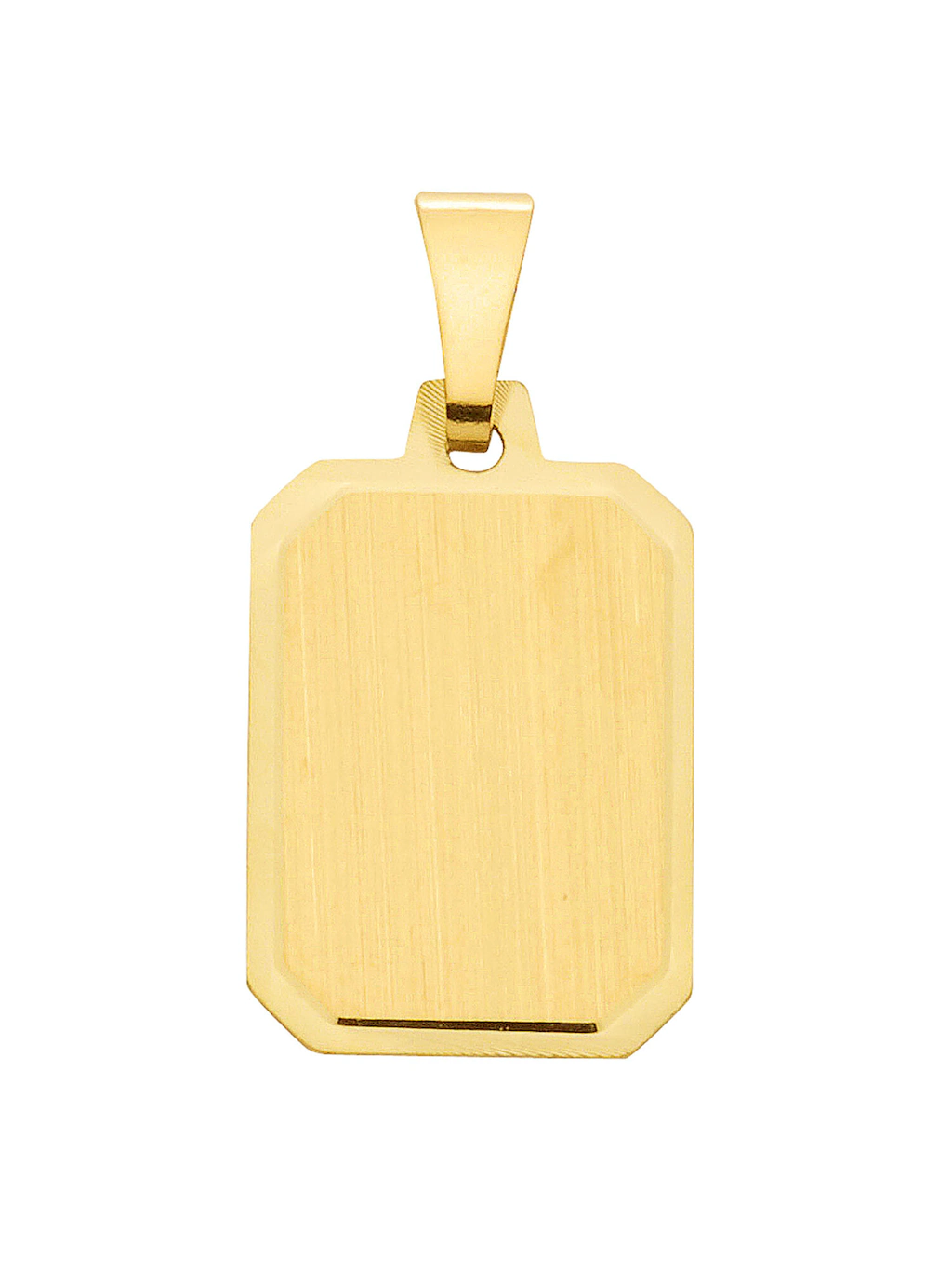 Adelia´s Kettenanhänger "585 Gold Gravurplatte Anhänger", Goldschmuck für D günstig online kaufen