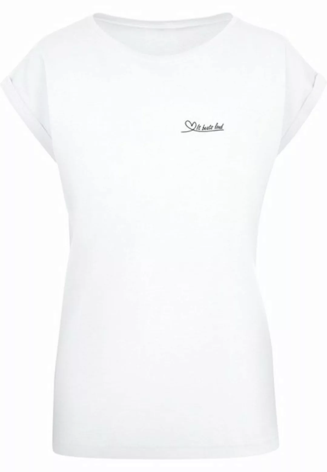 Merchcode T-Shirt Merchcode Damen Ladies It Beats Loud Extended Shoulder Te günstig online kaufen
