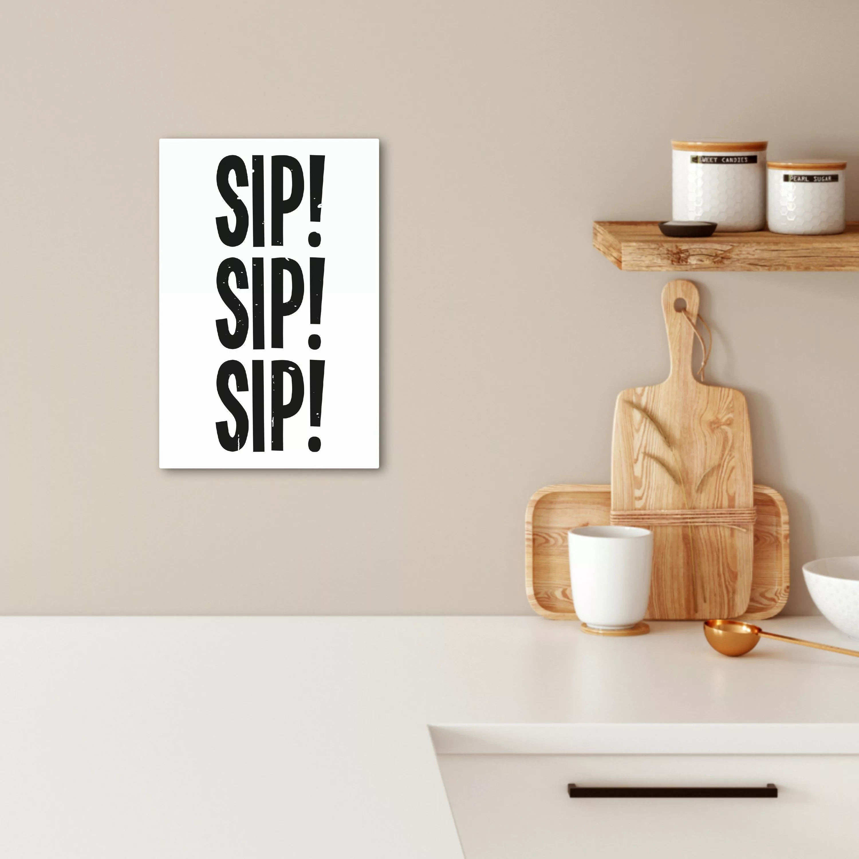 OneMillionCanvasses® Leinwandbild Vintage - Japandi - günstig online kaufen