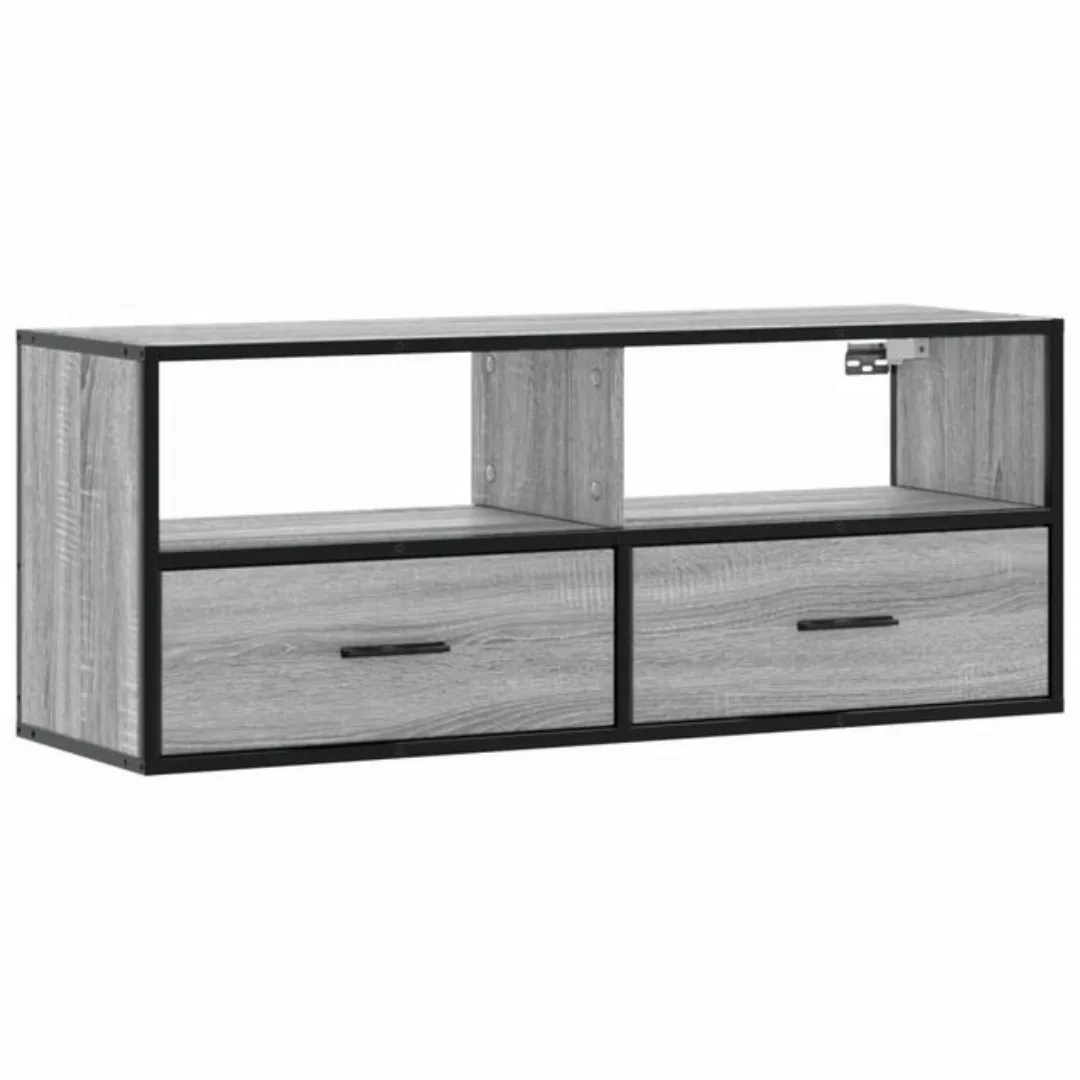 vidaXL TV-Schrank TV-Schrank Grau Sonoma 100x31x39,5 cm Holzwerkstoff und M günstig online kaufen