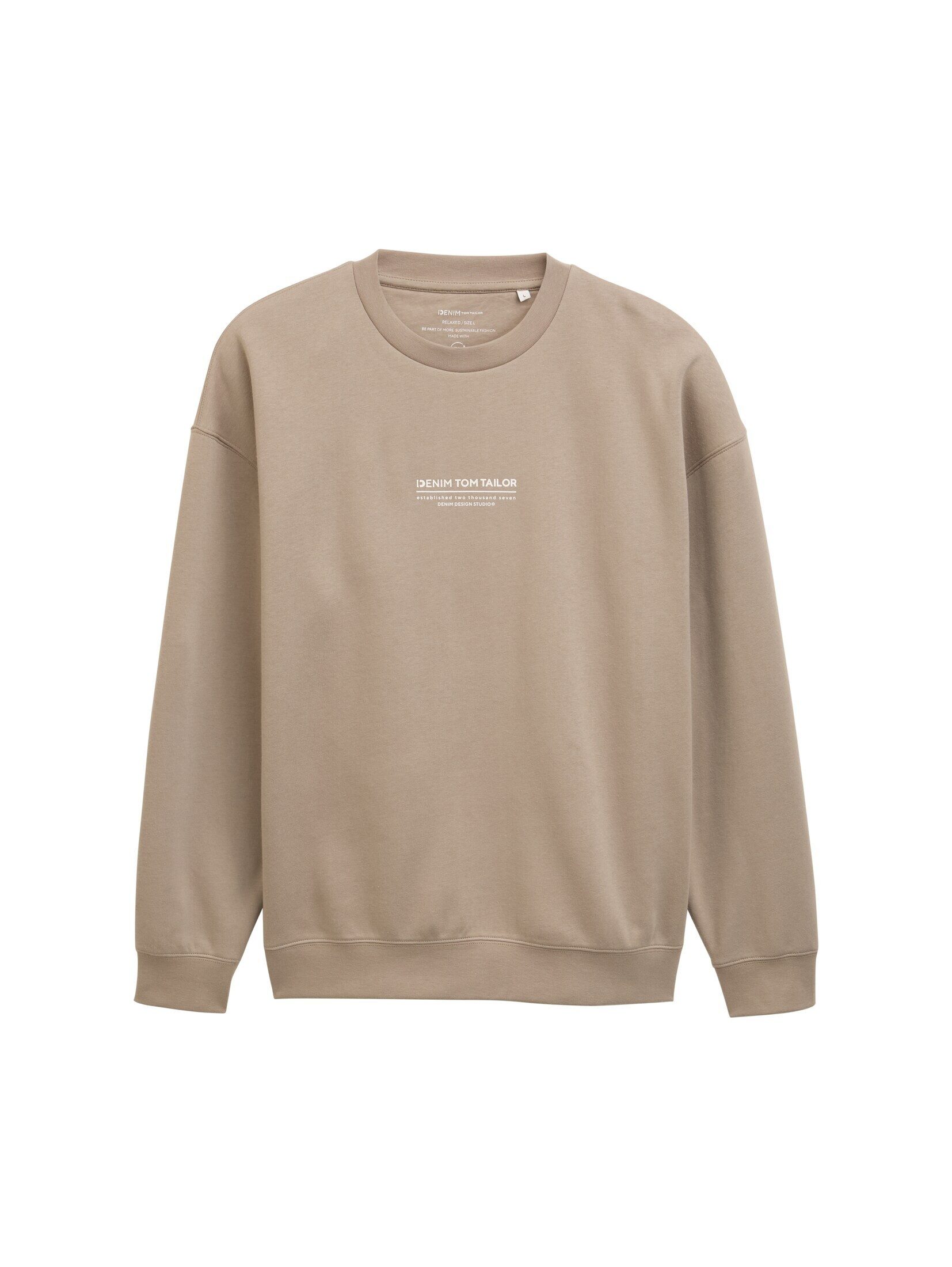 TOM TAILOR Denim Sweatshirt, mit Logo Print günstig online kaufen