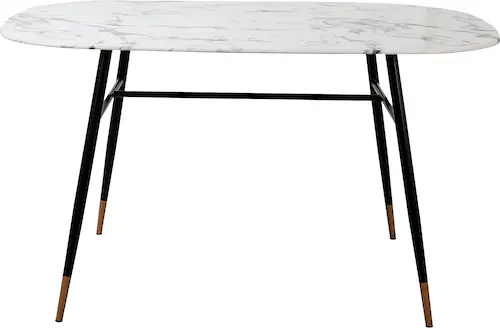 INOSIGN Esstisch "Alannah", Tischplatte in Marmoroptik günstig online kaufen