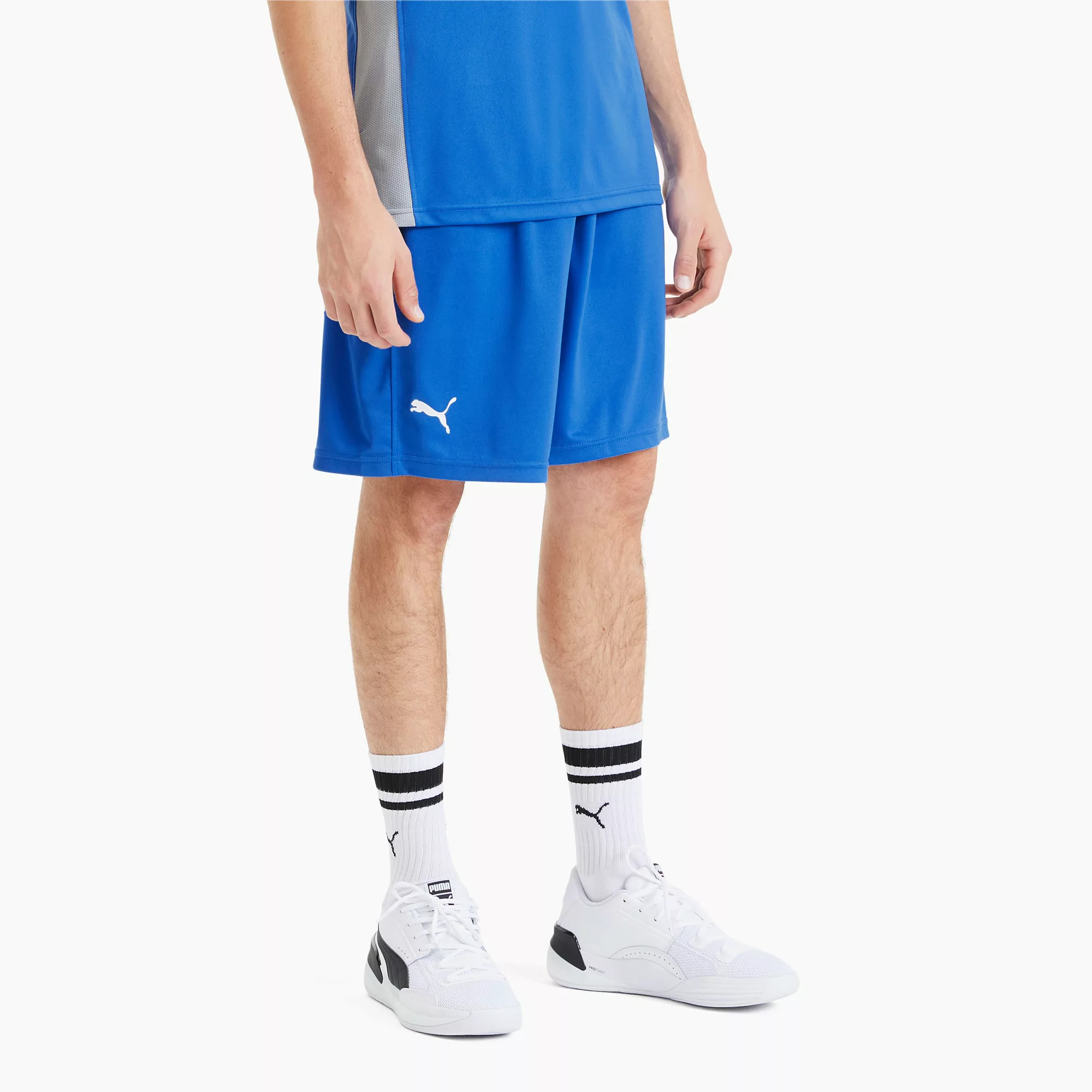 PUMA Herren Basketball Shorts | Mit Aucun | Blau | Größe: XL günstig online kaufen