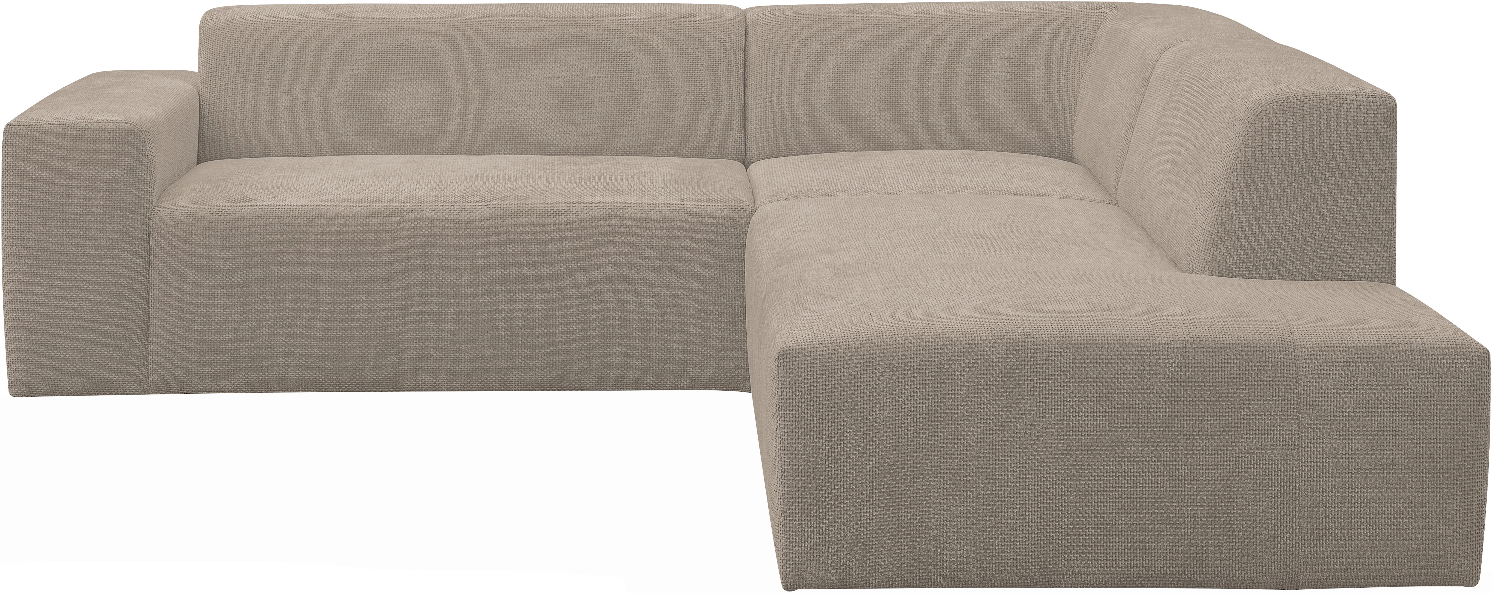 WERK2 Ecksofa »Zeus-M, tolles Sofa mit schönen Details, L-Form«, Curvy Tren günstig online kaufen