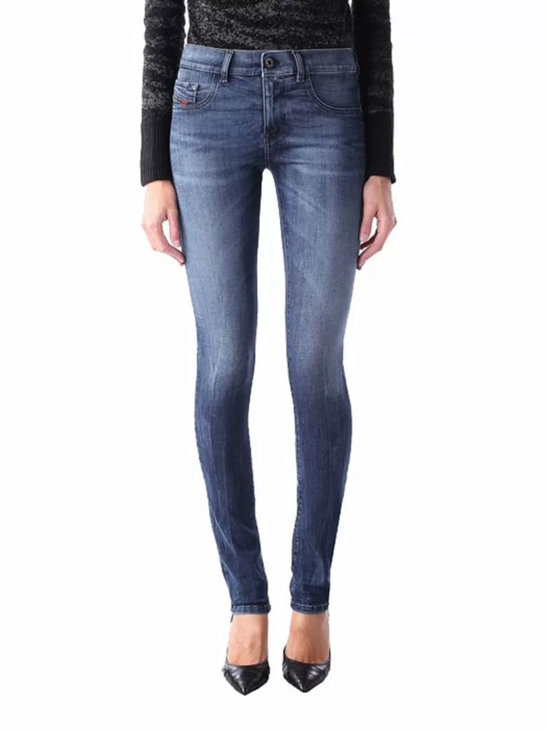 Diesel Jeansjeggings Diesel Livier 0670F Damen Jeans Hose Slim Jeggings günstig online kaufen