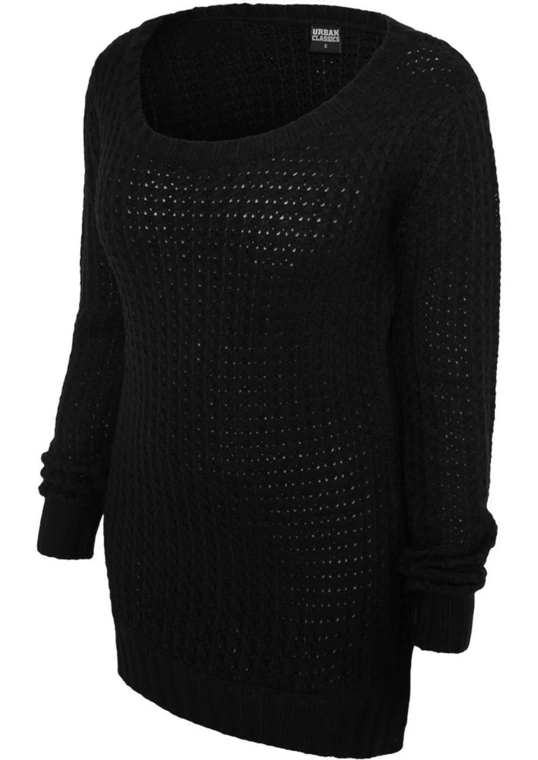 Urban Classics Damen Long Wideneck Sweatshirt günstig online kaufen