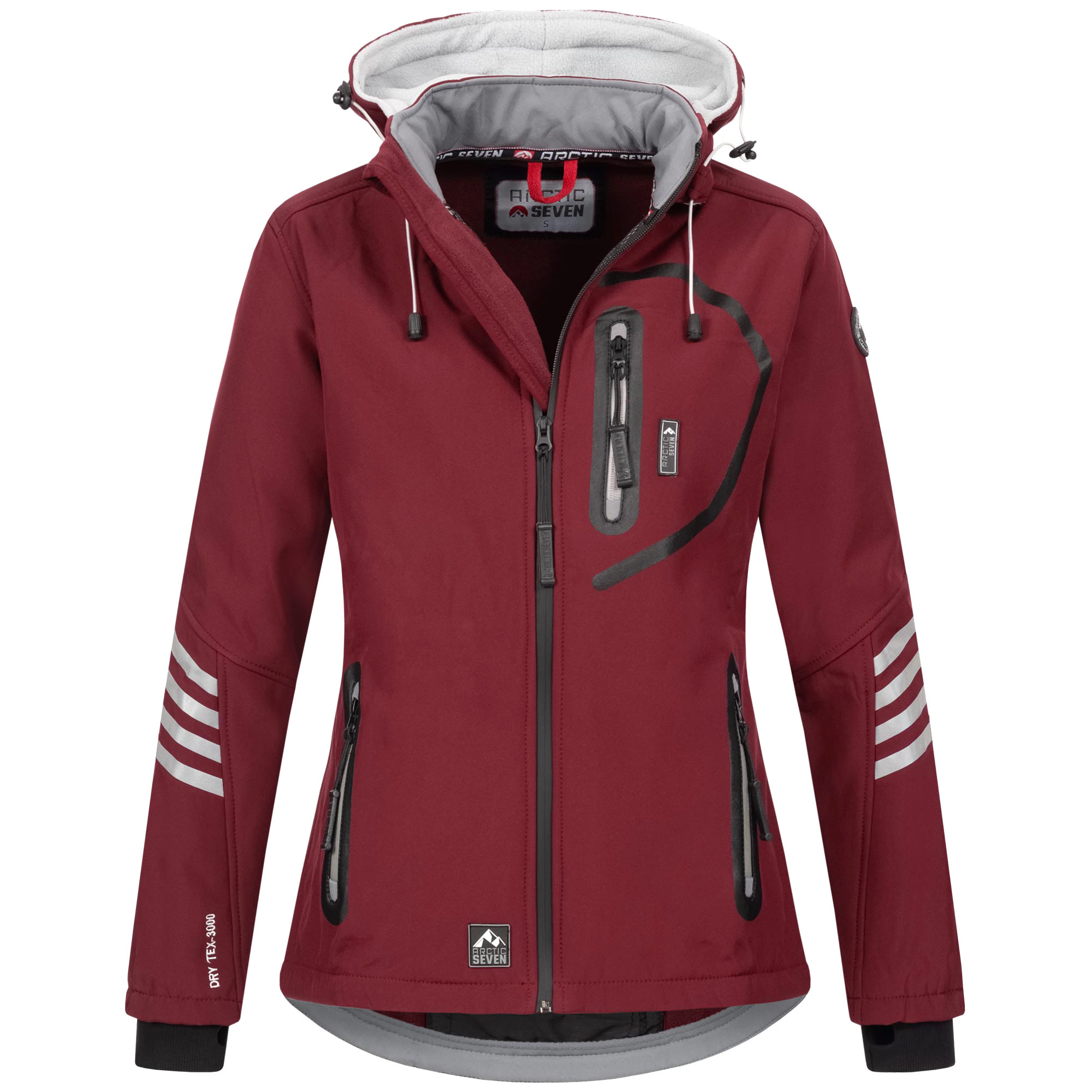 Arctic Seven Softshelljacke "ASNicolia", funktionale Outdoorjacke mit abneh günstig online kaufen