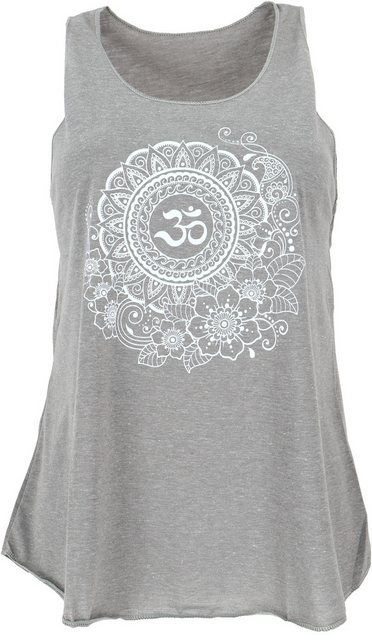 Guru-Shop T-Shirt Tanktop mit Ethnodruck, Tree of life Yogatop -.. alternat günstig online kaufen