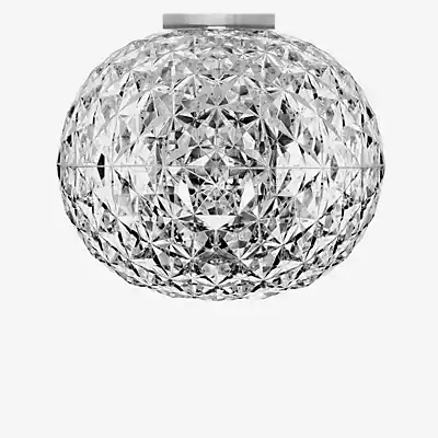 Kartell LED-Deckenleuchte Planet, kristallklar, Ø 31 cm günstig online kaufen