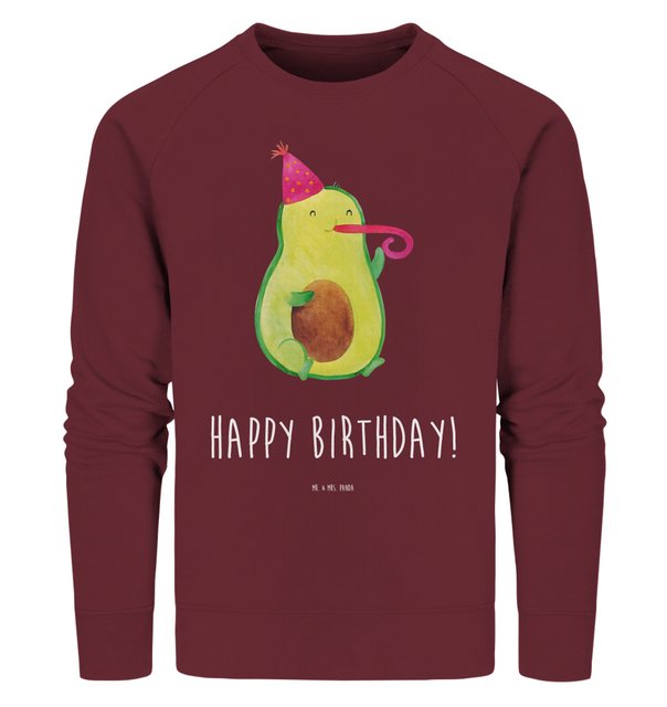 Mr. & Mrs. Panda Longpullover Größe S Avocado Geburtstag - Burgundy - Gesch günstig online kaufen