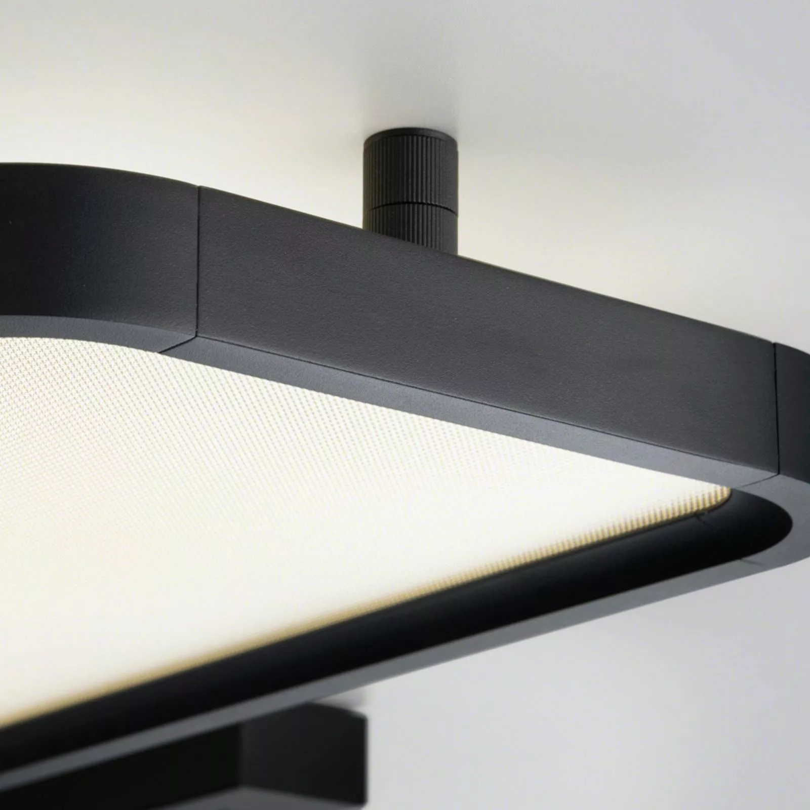 Helestra Vesp LED-Panel Backlight 120x26cm schwarz günstig online kaufen