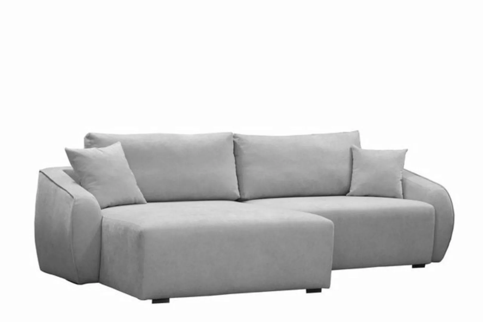 Fun Möbel Ecksofa Designersofa Sofa ELISE in Stoff Wind, inkl. 2 Rücken und günstig online kaufen