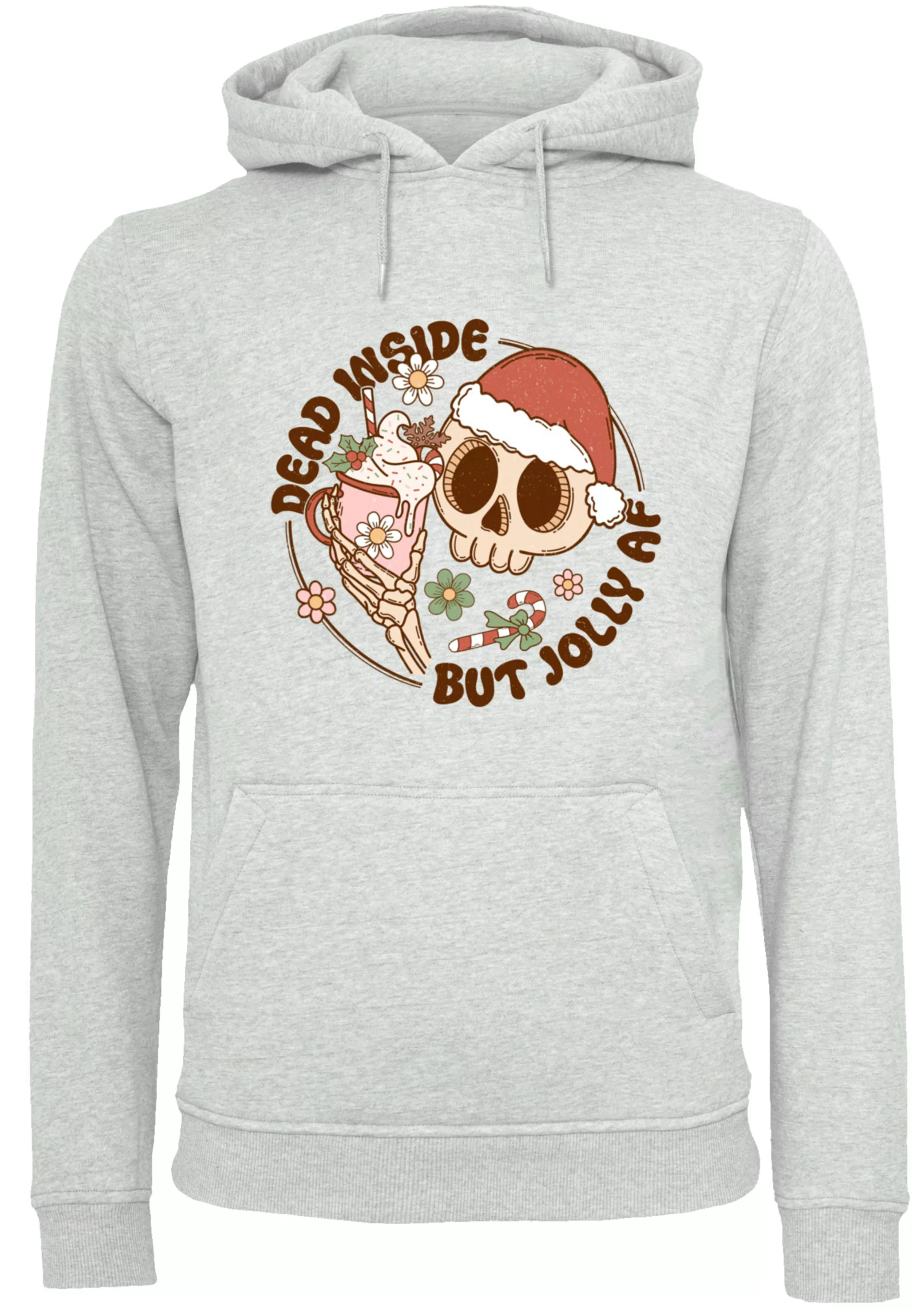 F4NT4STIC Kapuzenpullover "Dead inside but jolly AF Christmas", Premium Qua günstig online kaufen