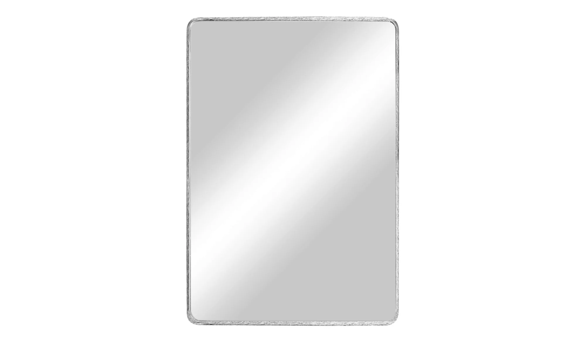 Spiegel  60 x 80 cm Liya  ¦ silber ¦ Glas,Aluminium,Metall ¦ Maße (cm): B: günstig online kaufen