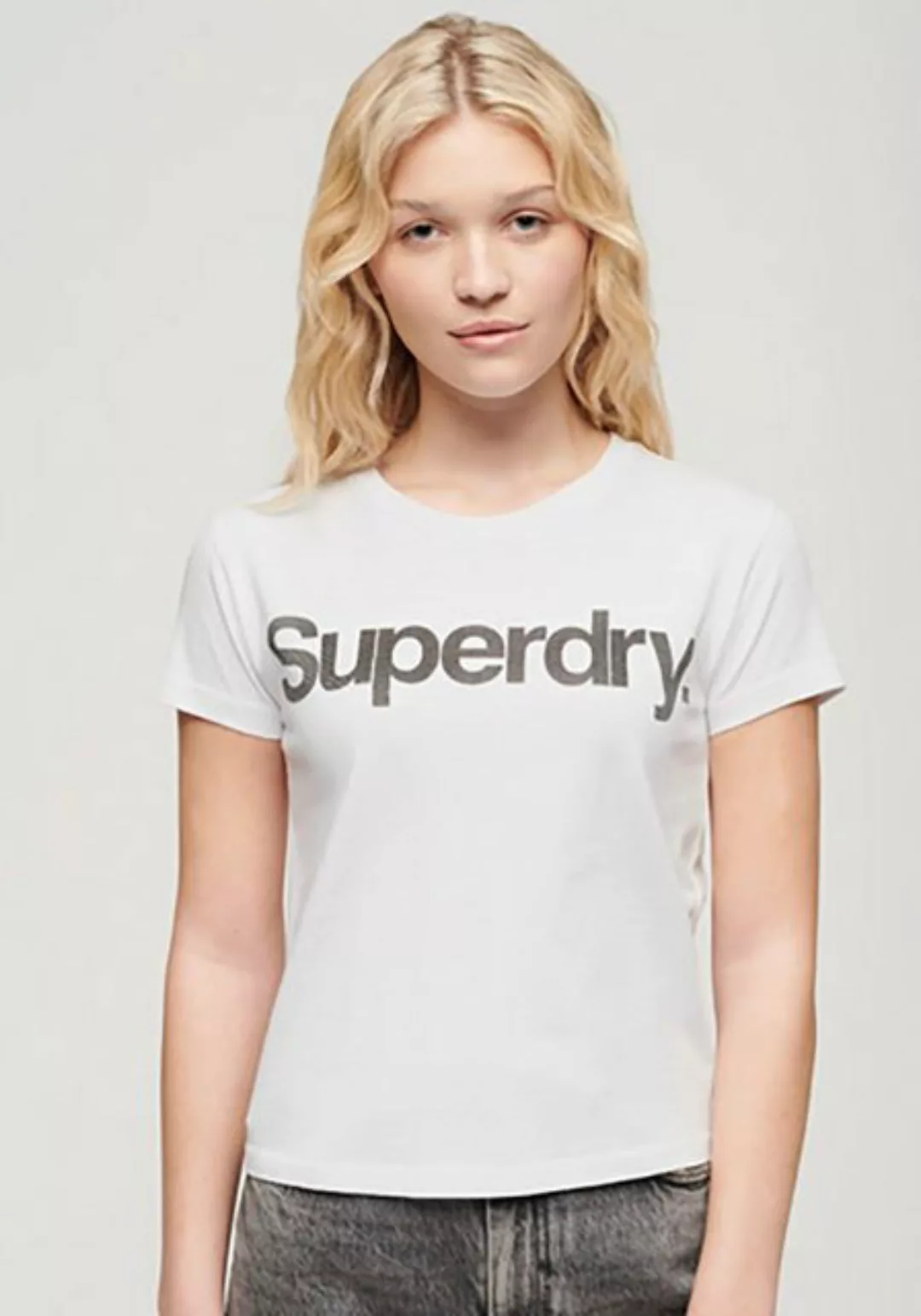Superdry T-Shirt CORE LOGO CITY FITTED TEE günstig online kaufen