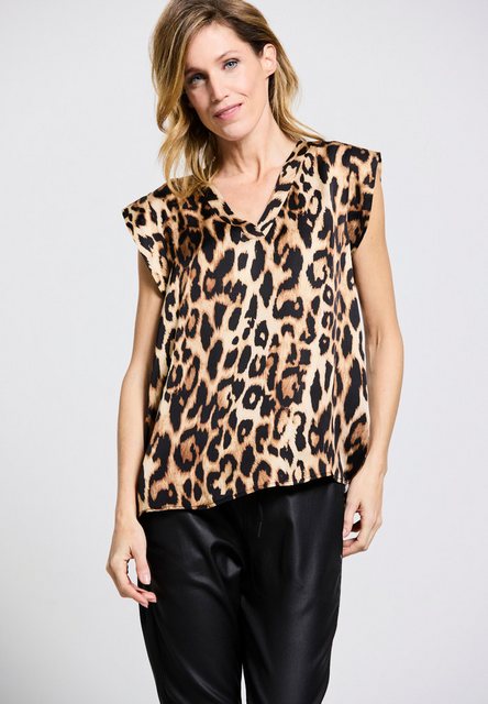 Andijamo-Fashion Shirtbluse WILD CAT SATIN günstig online kaufen