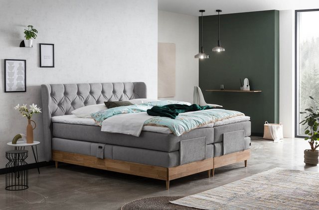 Belanoti Boxspringbett EON (Boxspringbett 160x200 elektrisch verstellbar Be günstig online kaufen