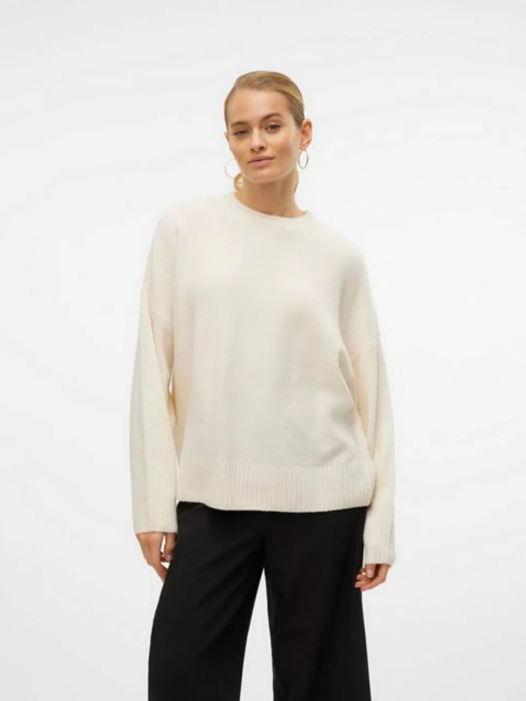 Vero Moda Strickpullover "VMBOOM LS O-NECK PULLOVER GA NOOS" günstig online kaufen