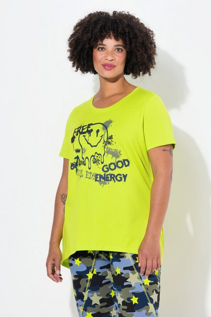 Angel of Style T-Shirt T-Shirt A-Linie Smiley Halbarm günstig online kaufen