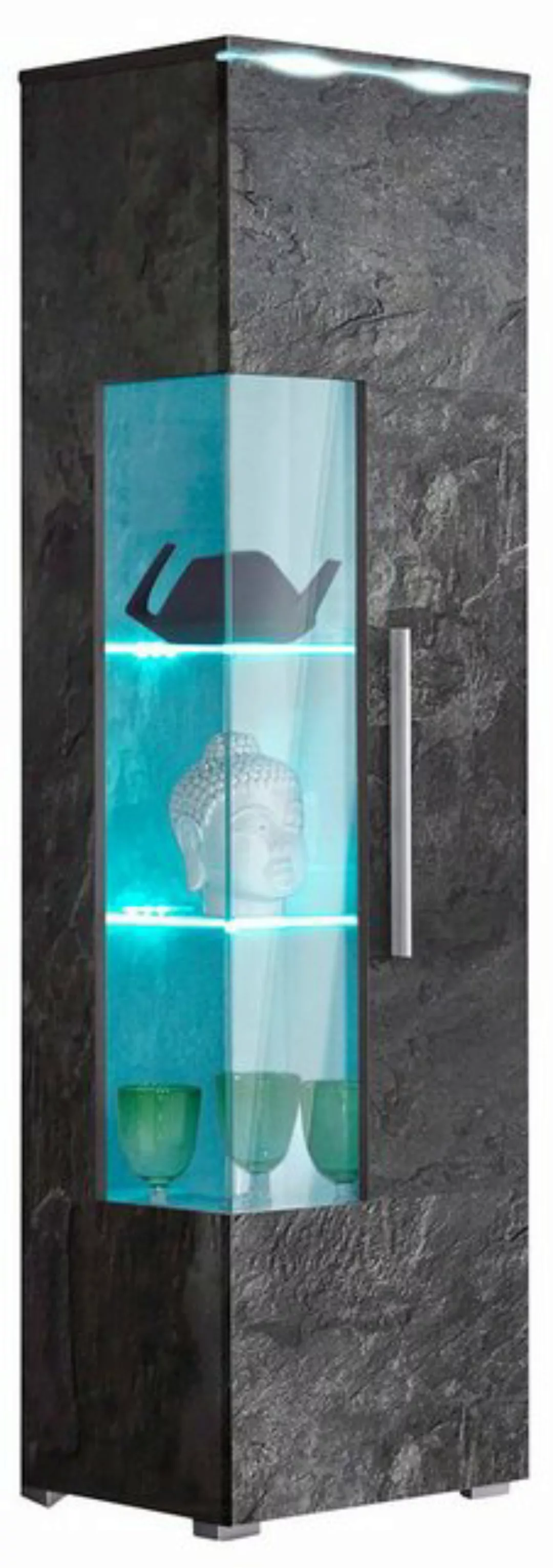 INOSIGN Vitrine India,Höhe 160cm stilvolle Glasvitrine mit verstellbare Gla günstig online kaufen