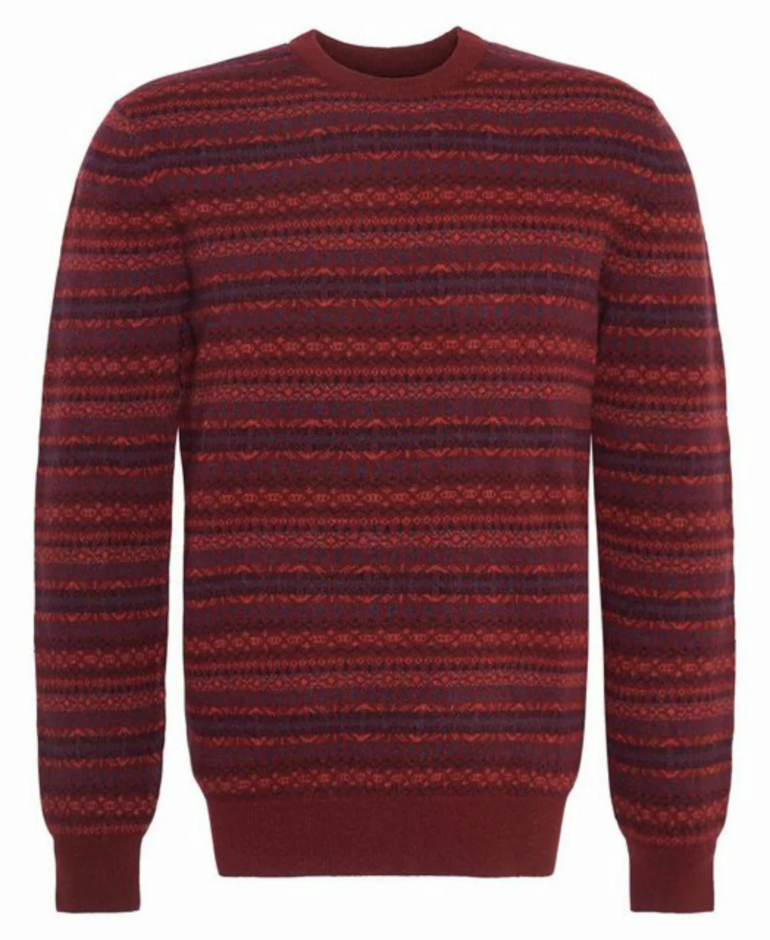 Barbour Strickpullover Herren Wollpullover ORKNEY FAIR ISLE (1-tlg) günstig online kaufen