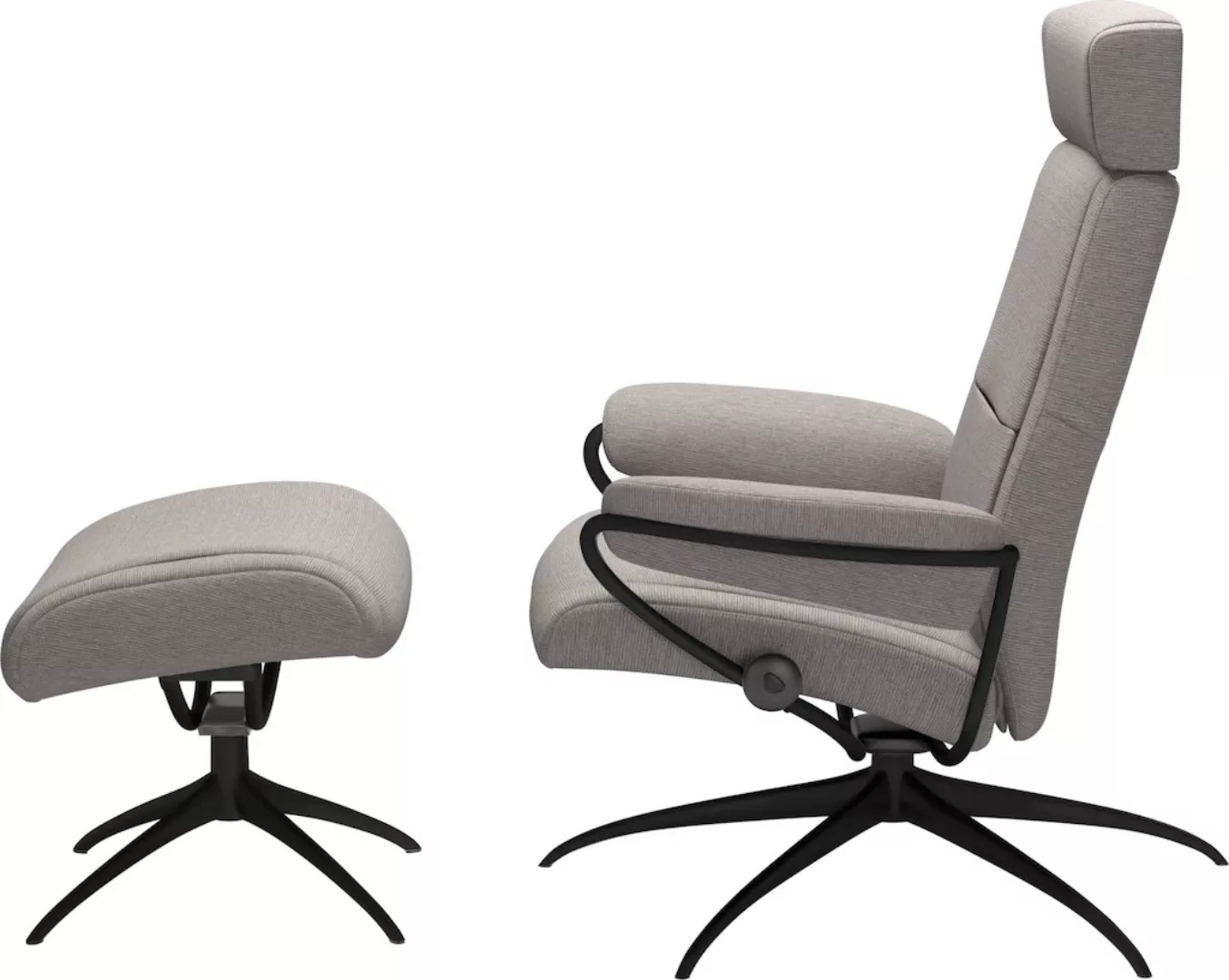 Stressless® Relaxsessel »Paris«, (Set, Relaxsessel mit Hocker), mit Hocker, günstig online kaufen