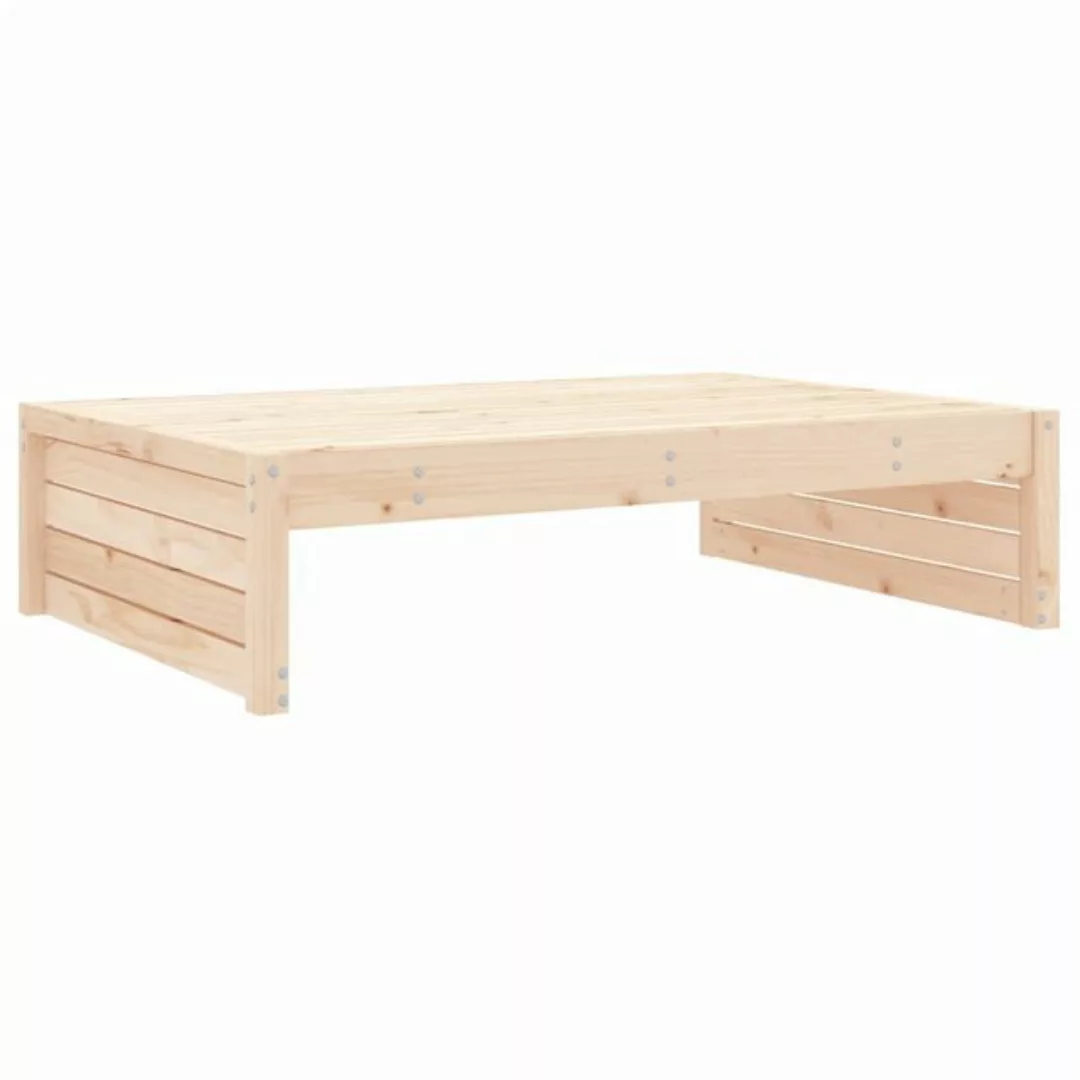 vidaXL Sofaelement Gartenhocker 120x80 cm Massivholz Kiefer (1 St) günstig online kaufen