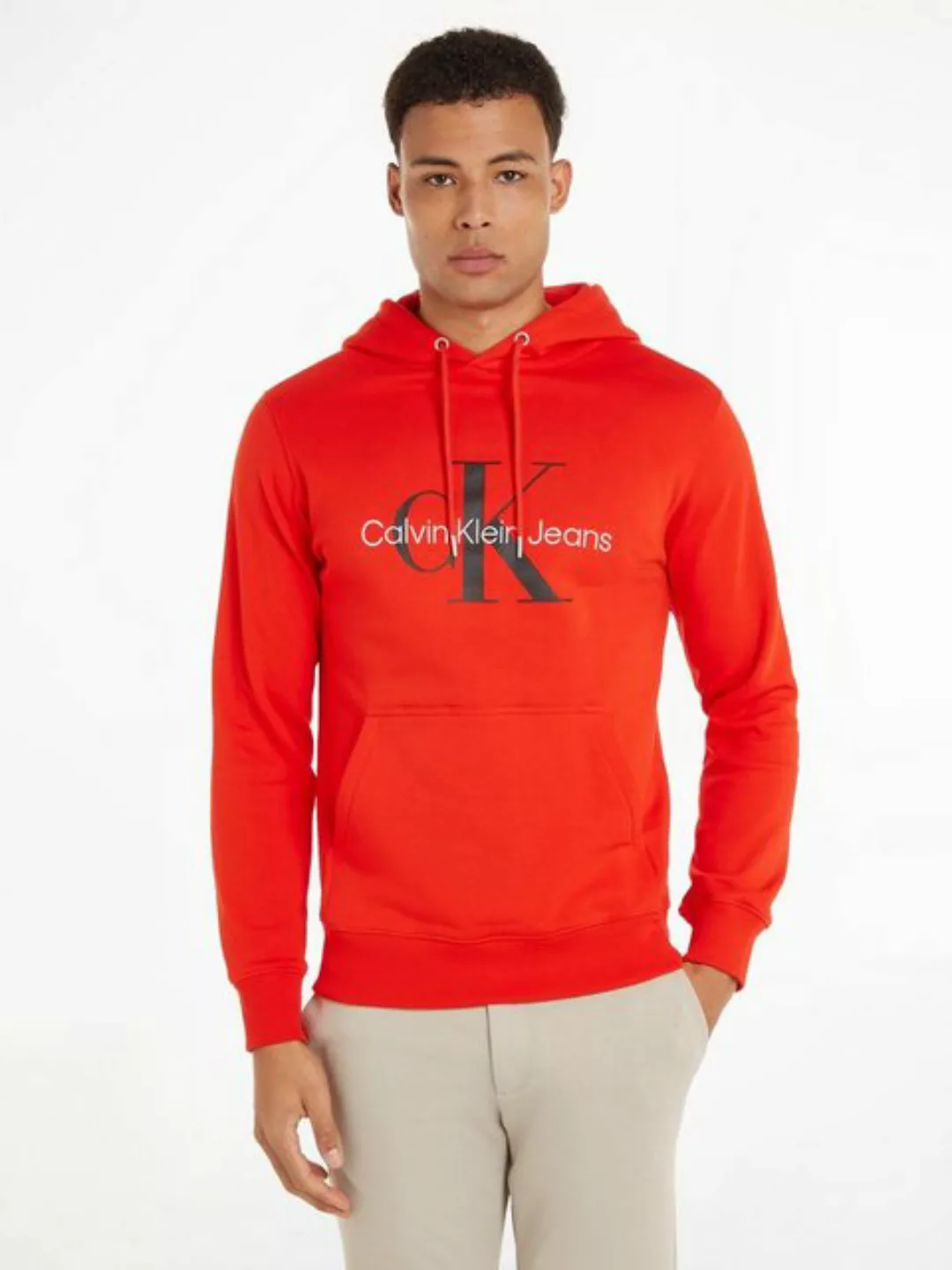 Calvin Klein Jeans Kapuzensweatshirt SEASONAL MONOLOGO REGULAR HOODIE mit L günstig online kaufen