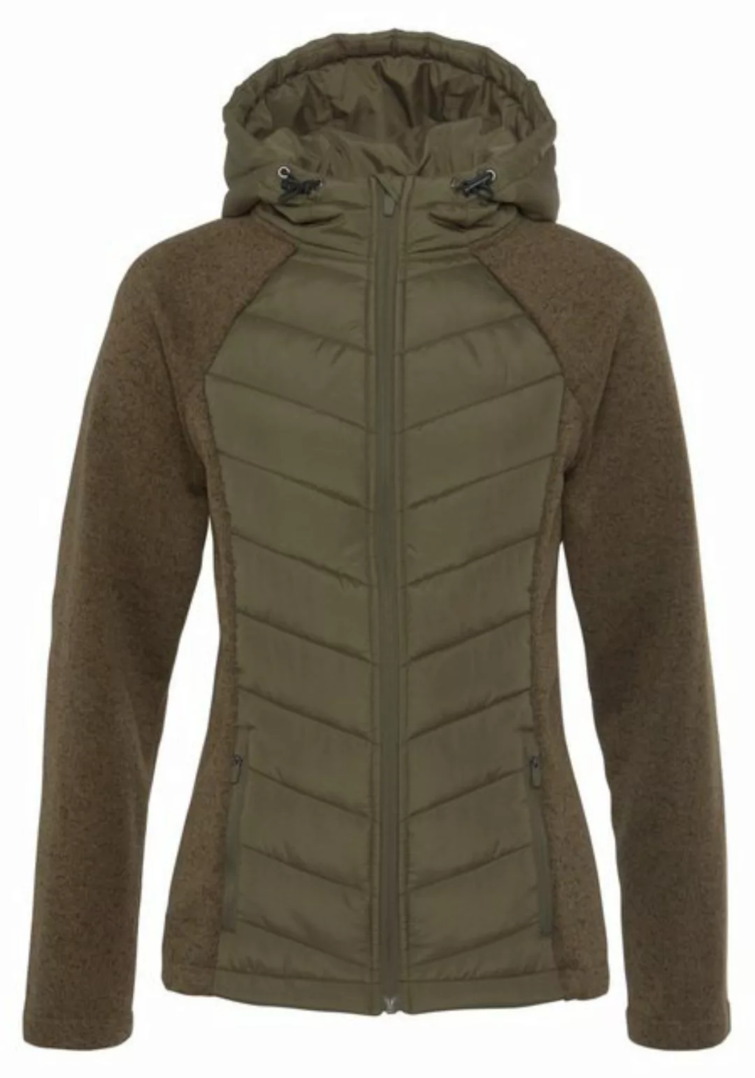 Vivance Steppjacke mit Strickfleece-Ärmeln günstig online kaufen