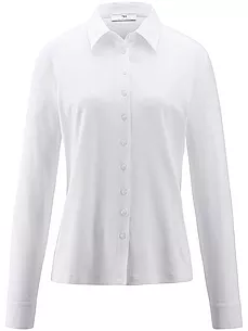 Jersey-Bluse Peter Hahn weiss günstig online kaufen
