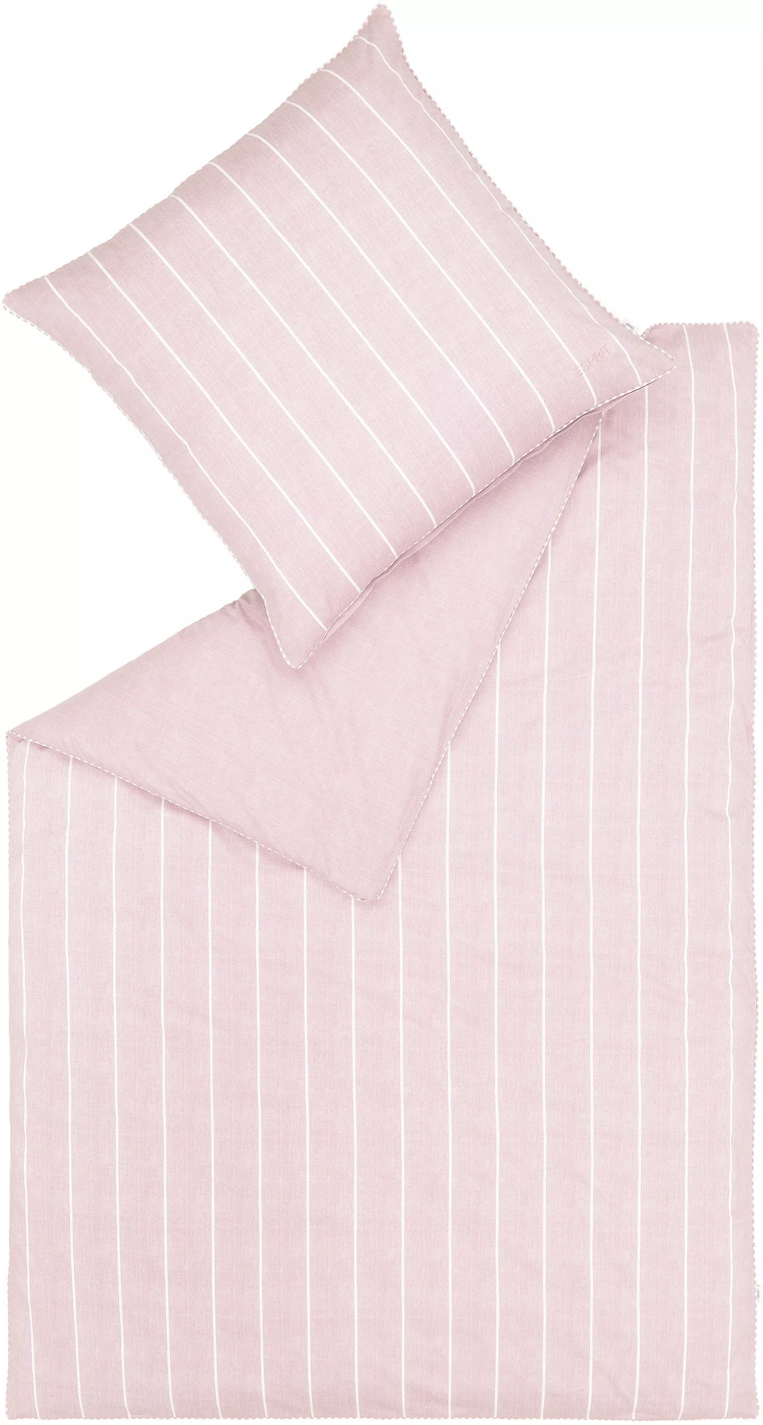 Esprit Bettwäsche »Harp Stripe«, (2 tlg.), in Renforce Qualität, 100% Baumw günstig online kaufen