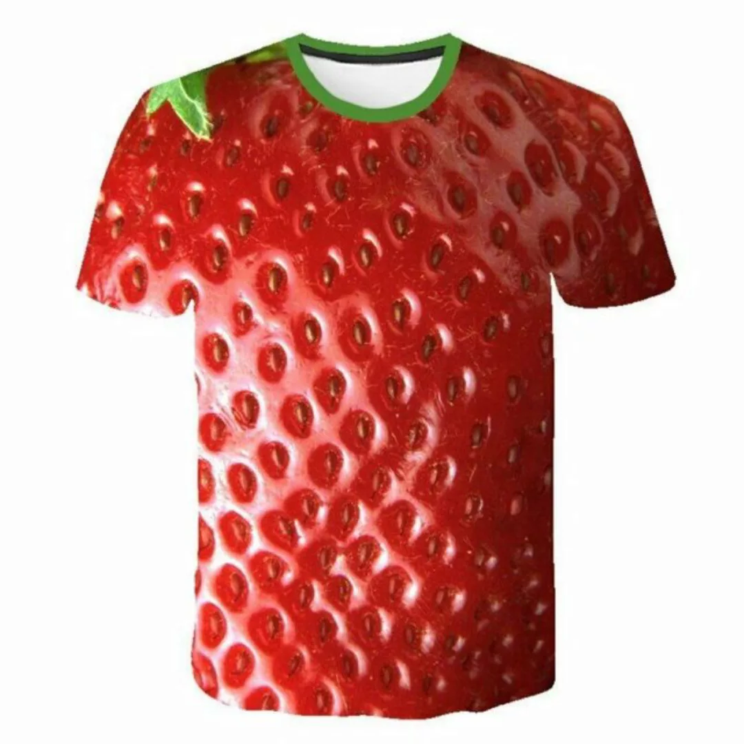 Tinisu T-Shirt Lustiges 3D-Druck T-Shirt (Unisex/rundhals) - Essen & Natur: günstig online kaufen