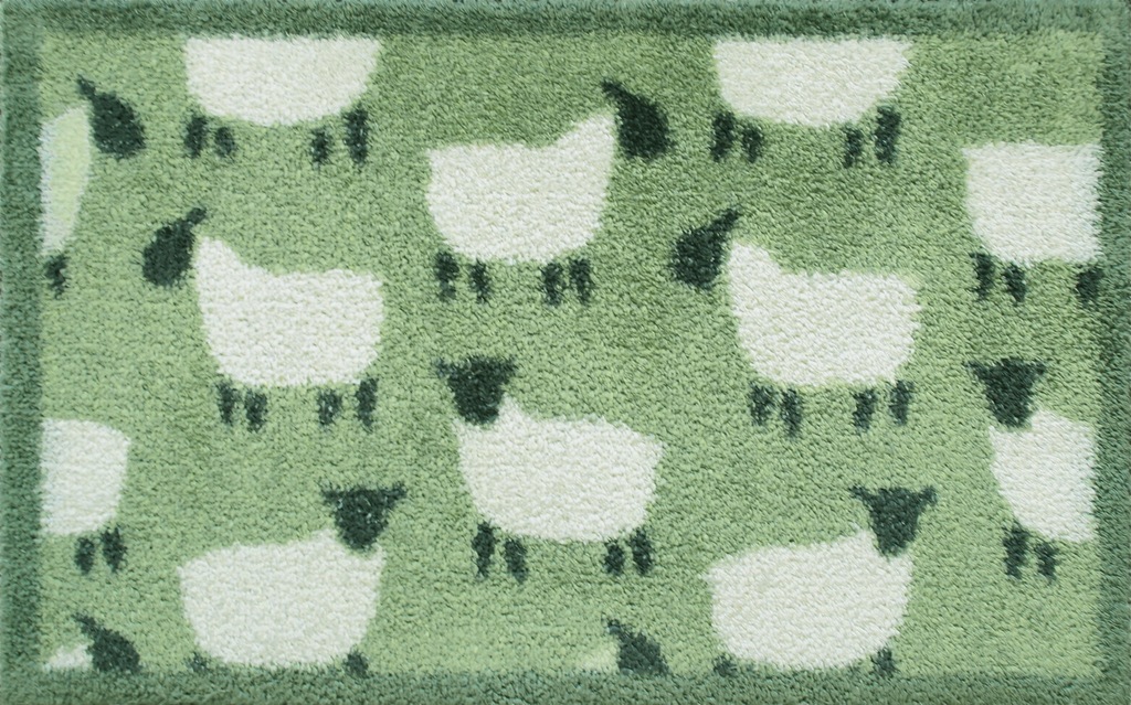 Turtle Mat Fußmatte »Flock Green«, rechteckig, 9 mm Höhe günstig online kaufen