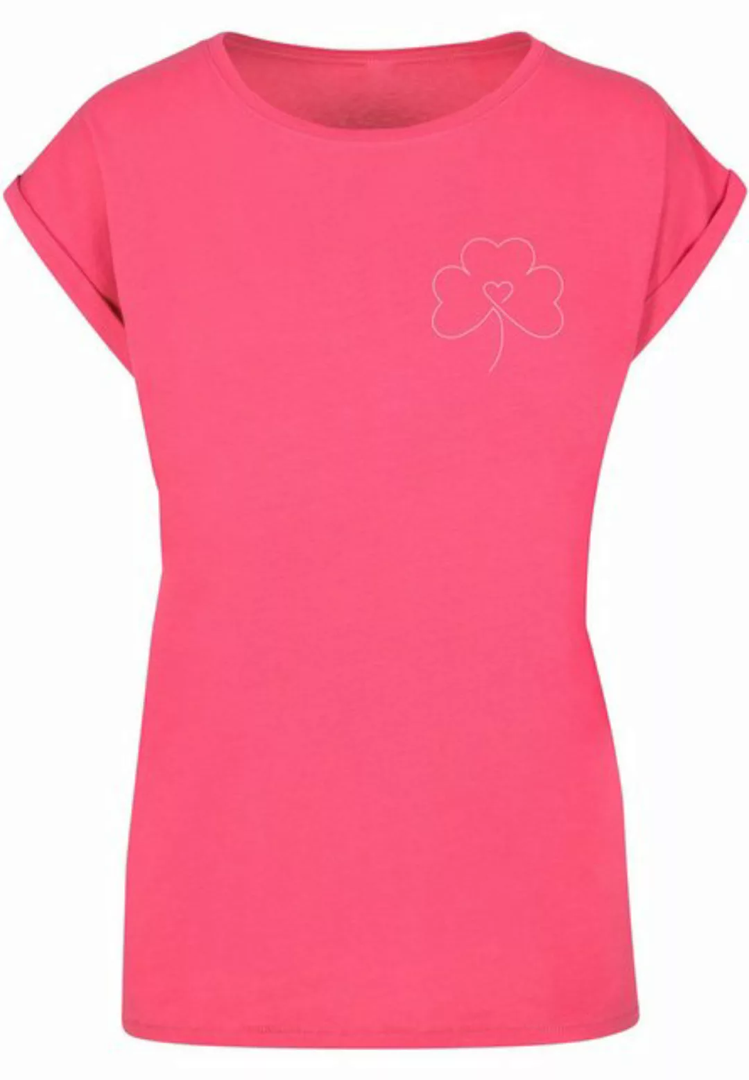 Merchcode T-Shirt Merchcode Damen Ladies Spring - Leaf Clover Flower T-Shir günstig online kaufen