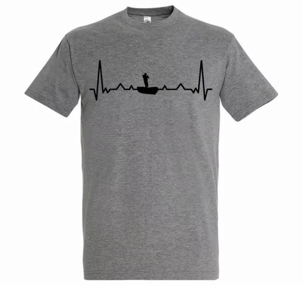 Youth Designz T-Shirt Heartbeat Angeln Herren Shirt mit lustigem Angler Fro günstig online kaufen