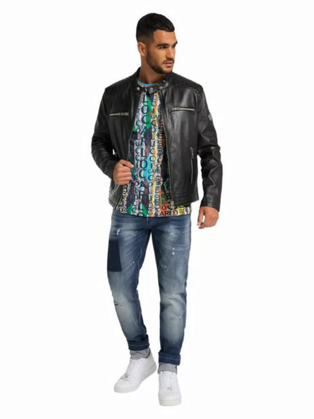 CARLO COLUCCI Lederjacke Cofini günstig online kaufen