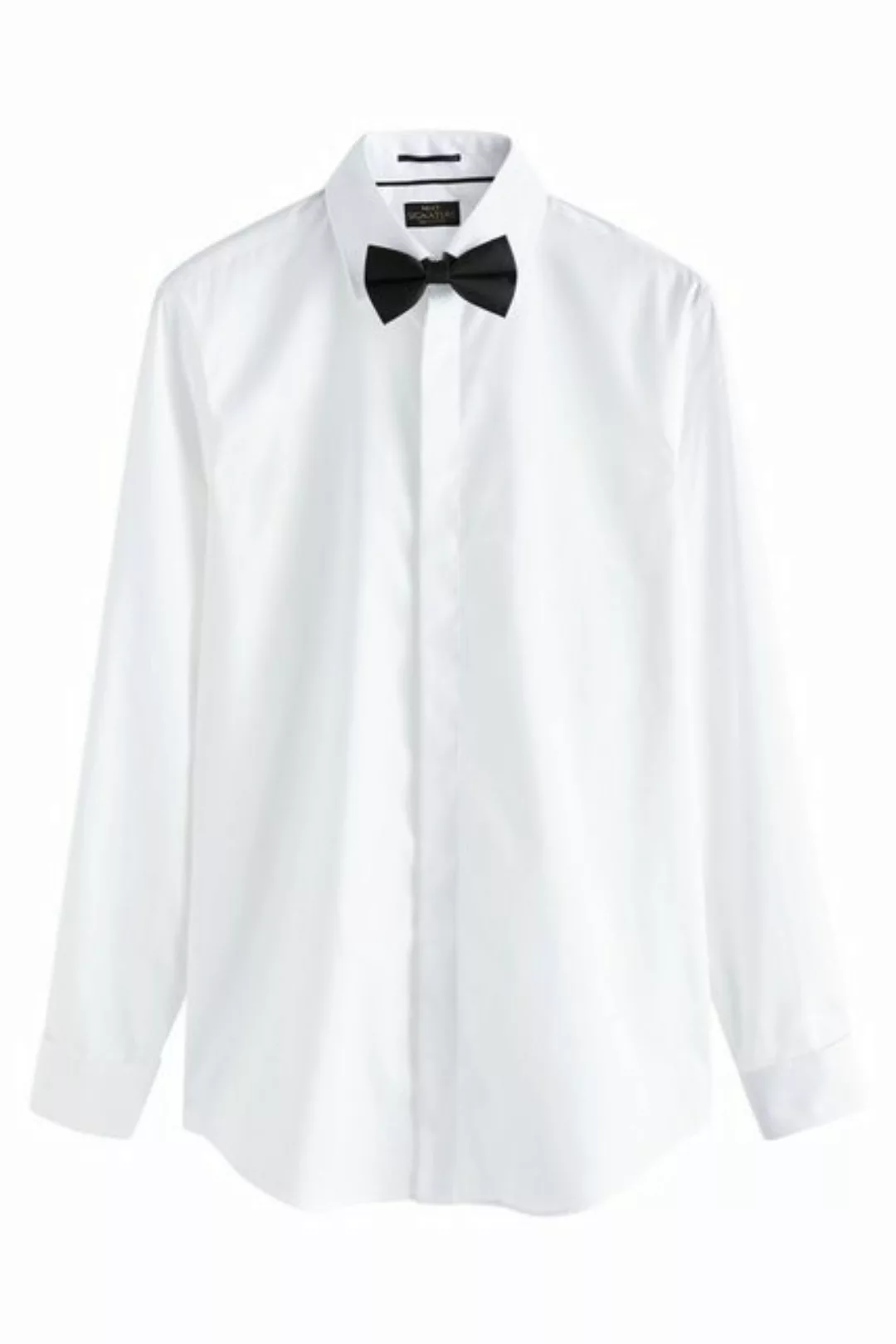 Next Langarmhemd Signature Regular Fit Anzughemd mit Fliege (2-tlg) günstig online kaufen