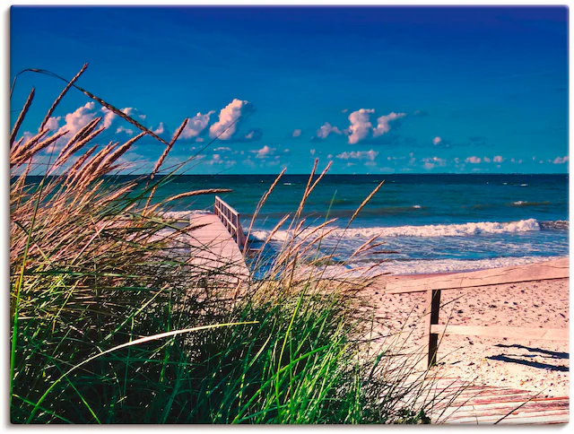 Artland Wandbild »Ostsee Impression Heiligenhafen«, Strand, (1 St.), als Al günstig online kaufen