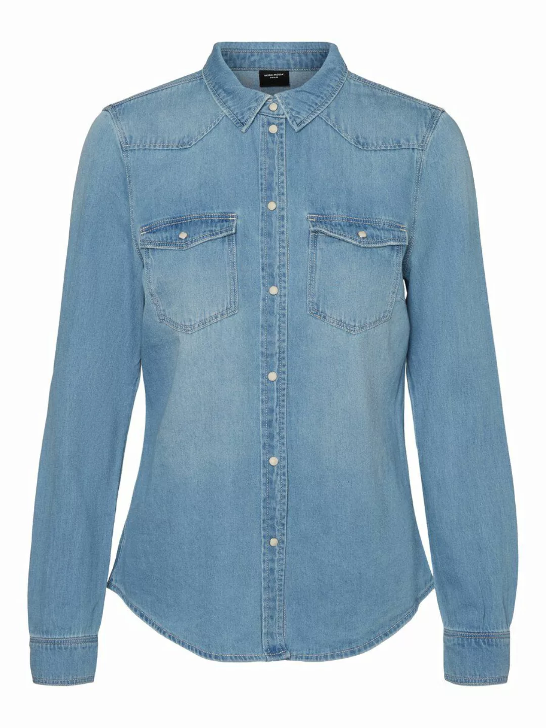 Vero Moda Maria Denim Slim Mix XL Light Blue Denim / Birch Stitch günstig online kaufen