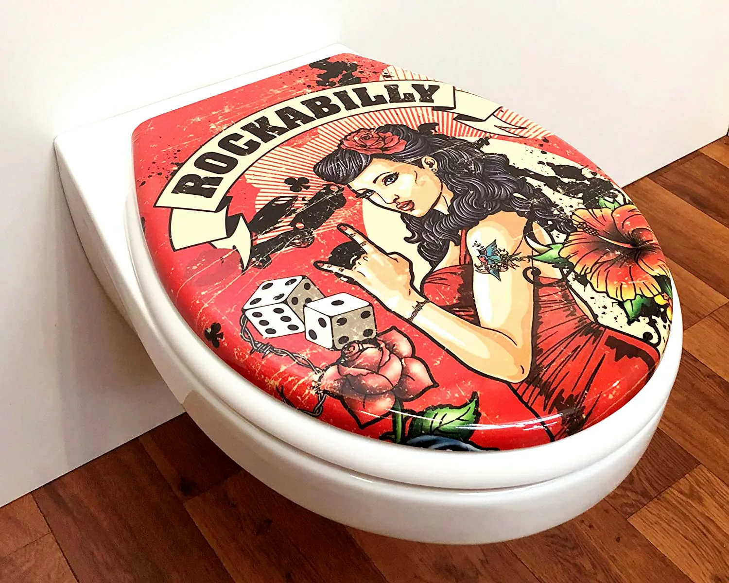ADOB WC-Sitz "Rockabilly", Absenkautomatik, zur Reinigung abnehmbar günstig online kaufen