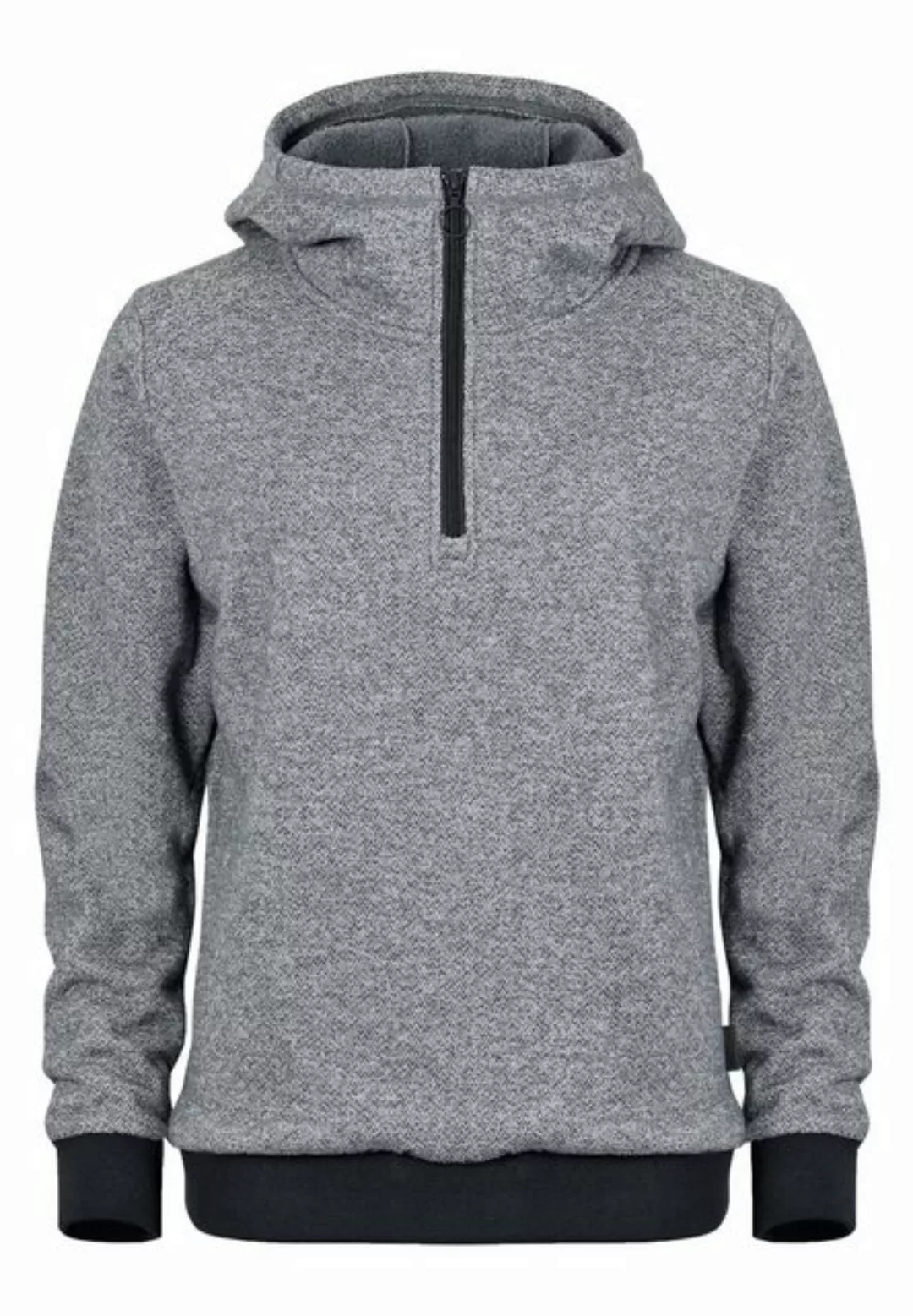 Elkline Kapuzenpullover Smile Kapuzenpullover mit kleinem Reißverschluss günstig online kaufen