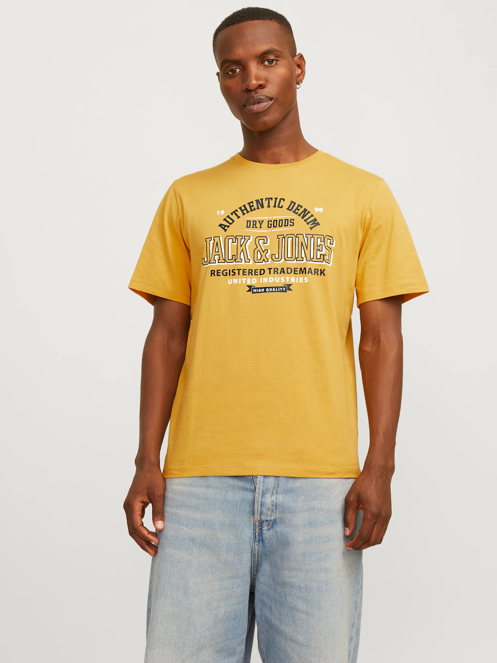 Jack & Jones Rundhalsshirt "JJELOGO TEE SS O-NECK 2 COL AW24 SN" günstig online kaufen