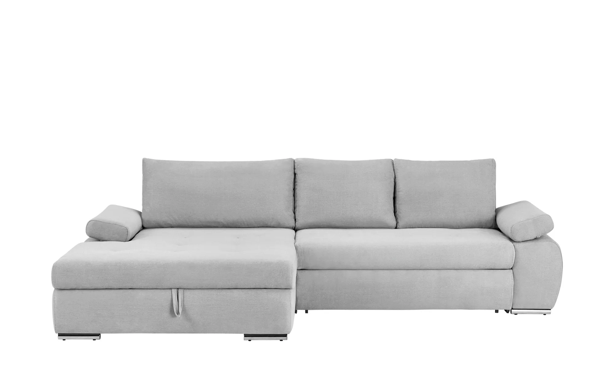 smart Ecksofa  Ibby - grau - 73 cm - Polstermöbel > Sofas > Ecksofas - Möbe günstig online kaufen