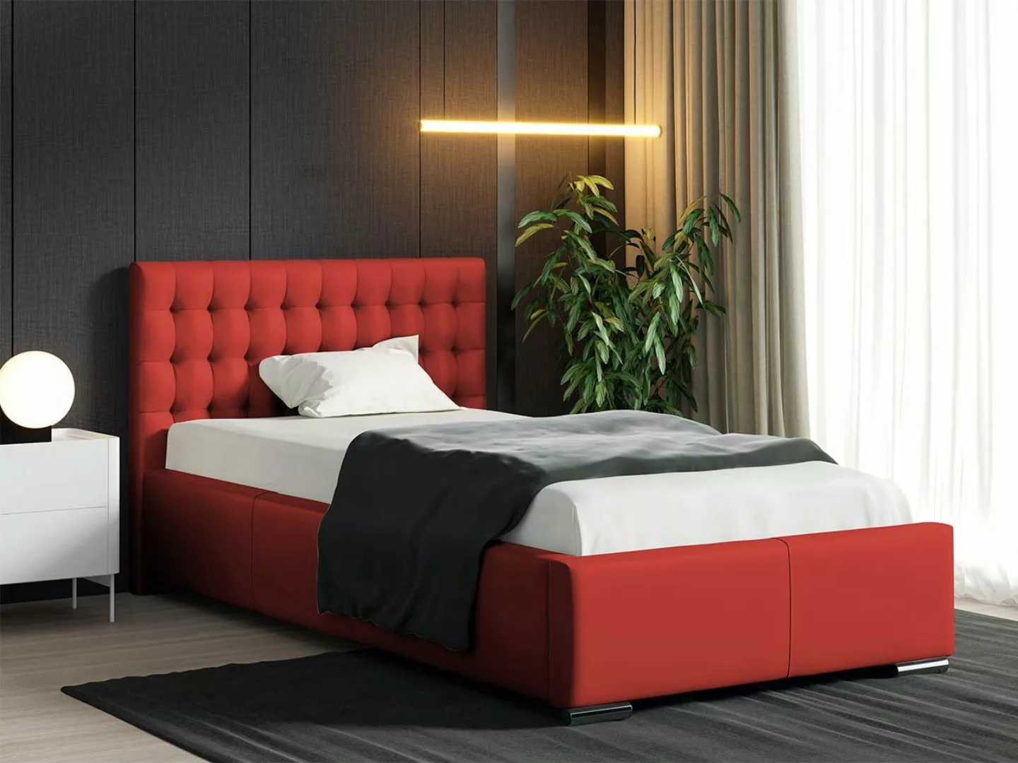 MIRJAN24 Polsterbett Porto Mini (Lattenrost ist integriert), Bettkasten für günstig online kaufen