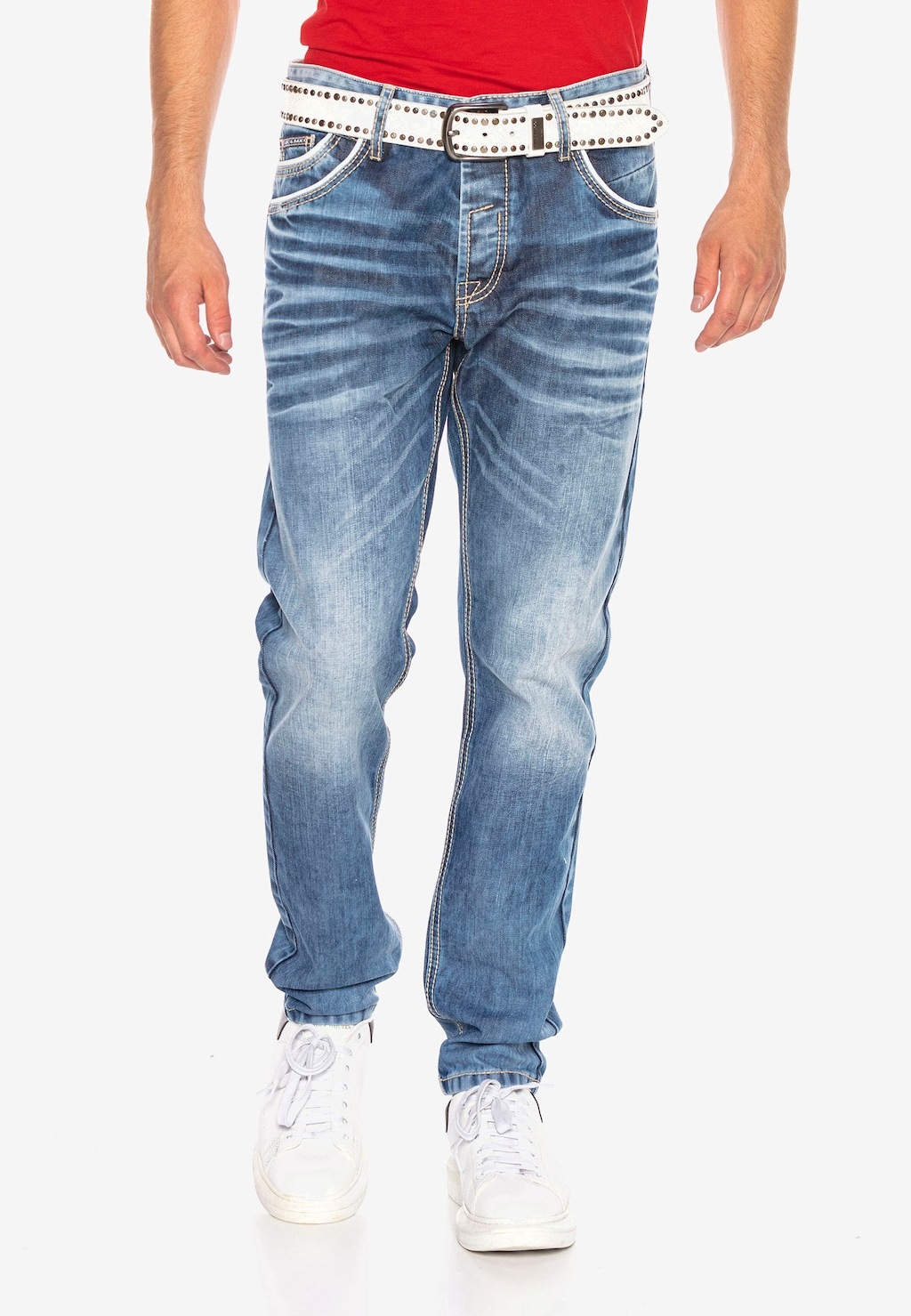 Cipo & Baxx Straight-Jeans, mit cooler Waschung günstig online kaufen