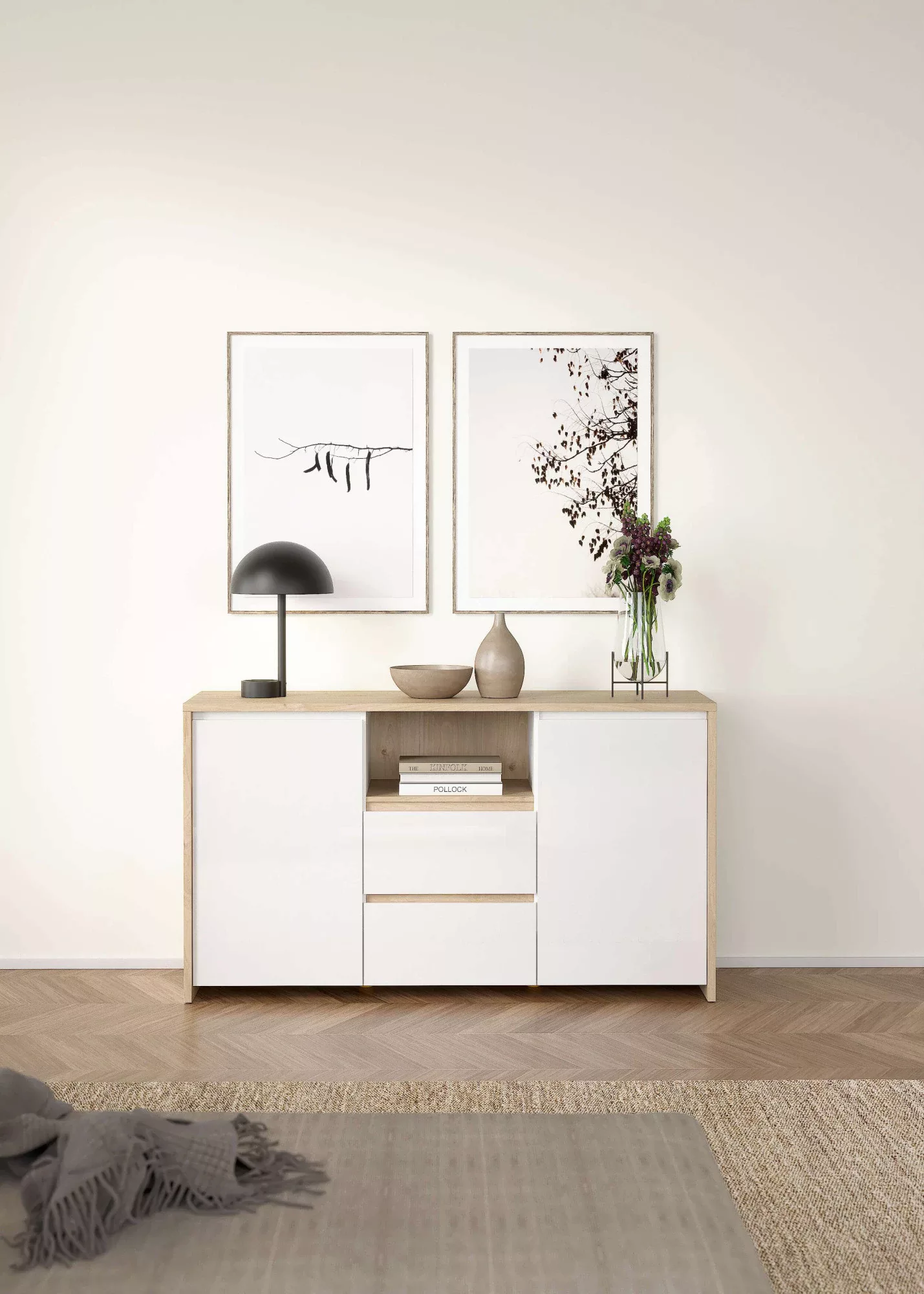 INOSIGN Sideboard "Next Anrichte, Kommode, Stauraum,", 2 Türen, 2 Schublade günstig online kaufen