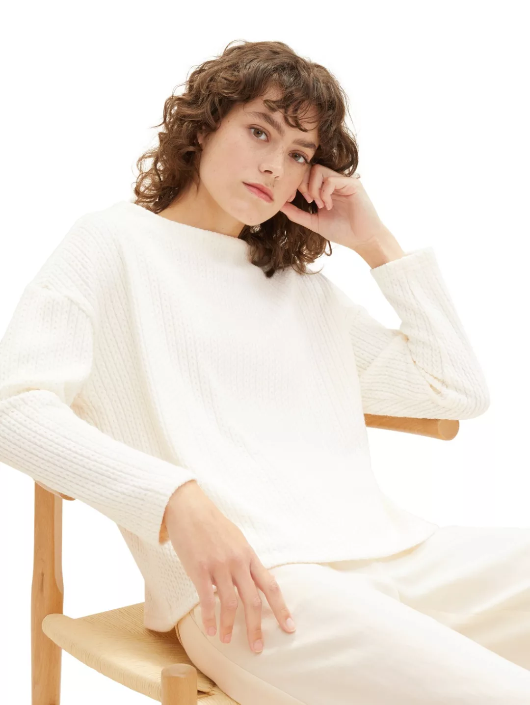 TOM TAILOR Sweatshirt mit Drop-Shoulder Naht günstig online kaufen