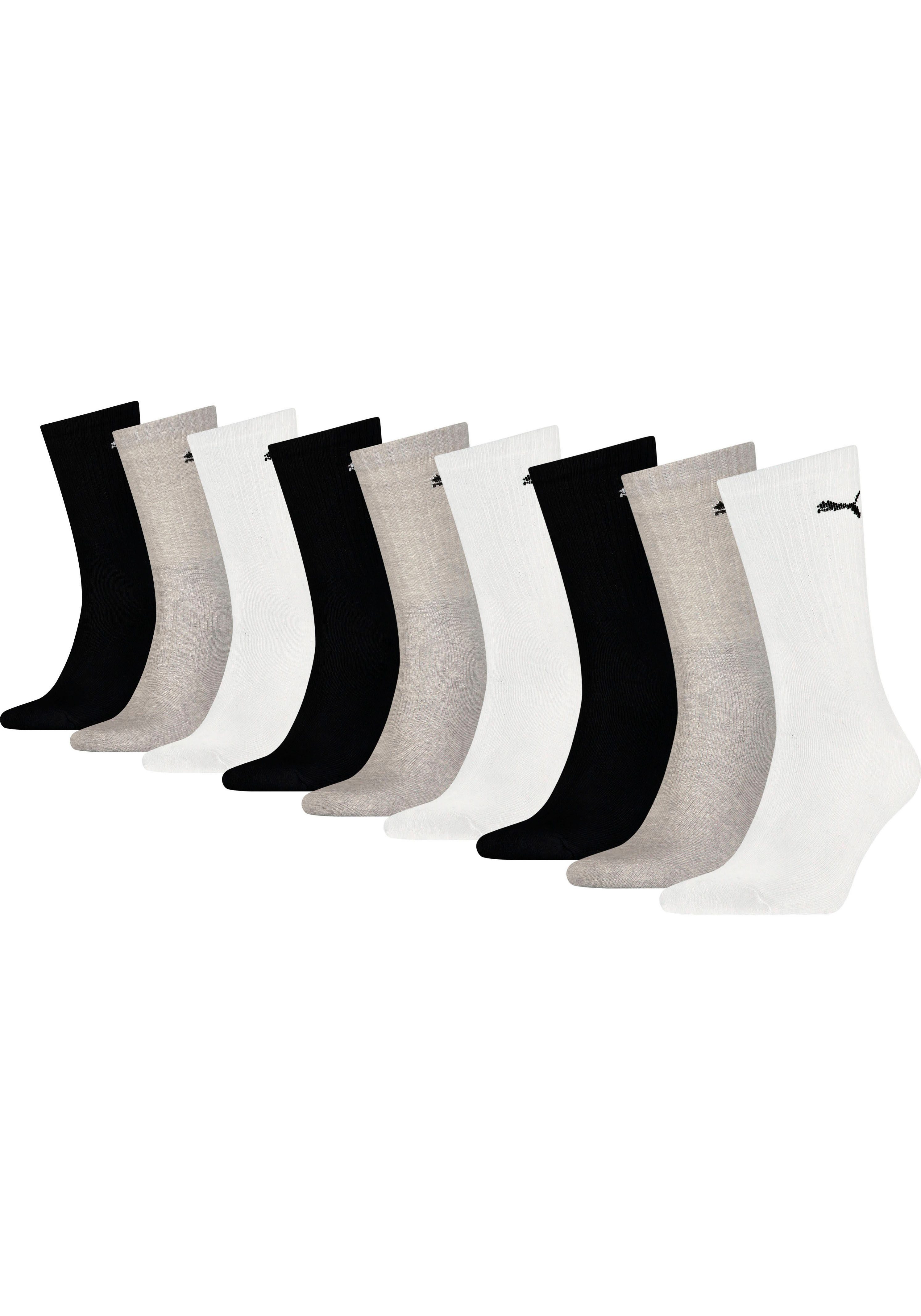 PUMA Sportsocken, (9 Paar), Tennissocken, atmungsaktiv, feuchtigkeitsreguli günstig online kaufen