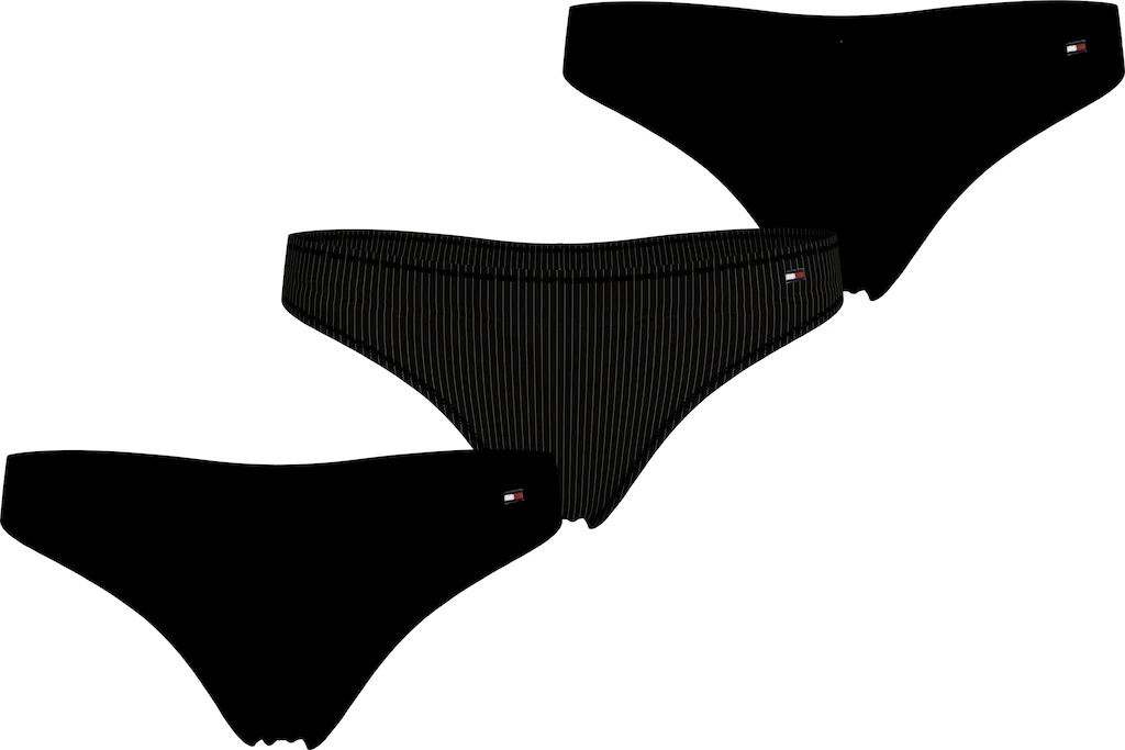 Tommy Hilfiger Underwear Tanga "3 PACK DIPPED THONG", (Packung, 3 St., 3er) günstig online kaufen