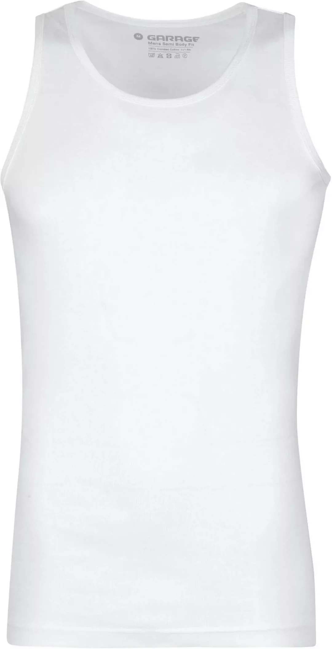 Garage Stretch Basic Singlet Weiß - Größe S günstig online kaufen